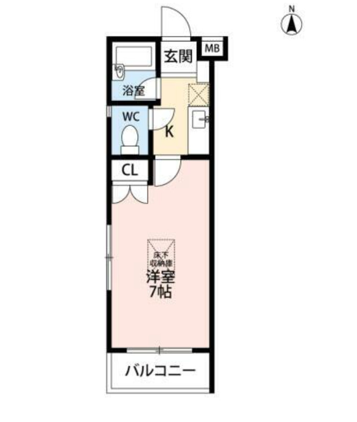 センエイ松山の間取り