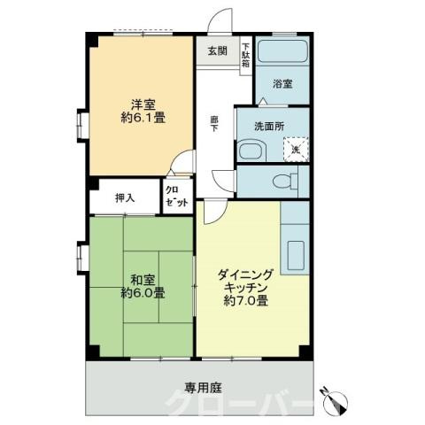 フォブール本大の間取り|間取図