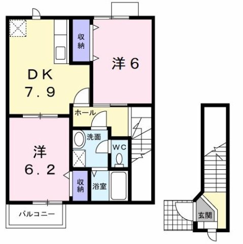 【間取り】 | ガーデンハイム今古賀