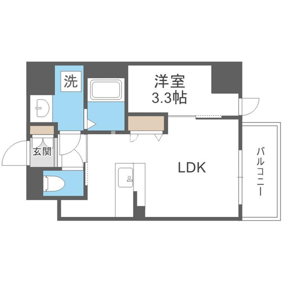 【間取り】 | ArtizA京橋WEST