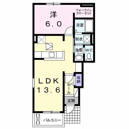 【間取り】 | ネオガーデン朽網東Ⅱ