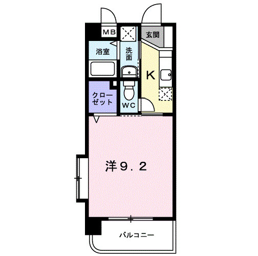 【間取り】 | エヴァーグリーンＭ