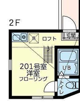 川崎市多摩区菅馬場２丁目のアパートの間取り