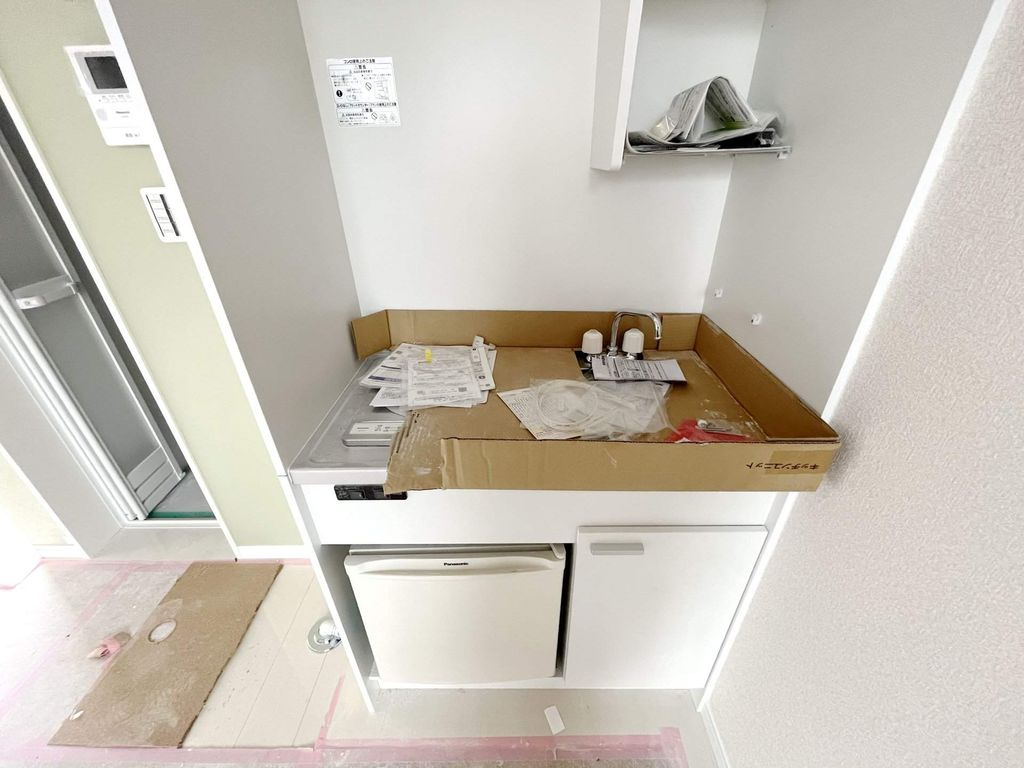 川崎市多摩区菅馬場２丁目のアパートのキッチン