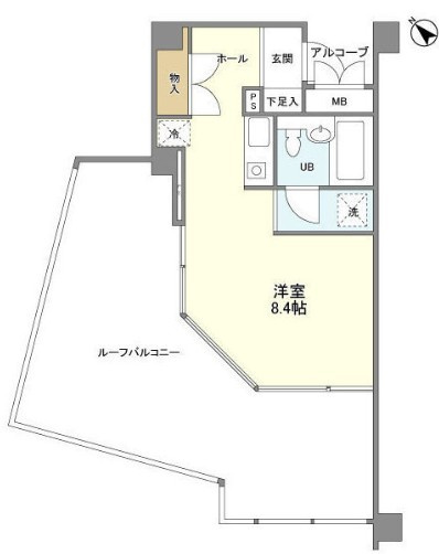 パティオス1番館の間取り