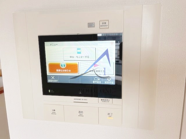 グランシティ勝どきのセキュリティ|モニター付きインターホンです。