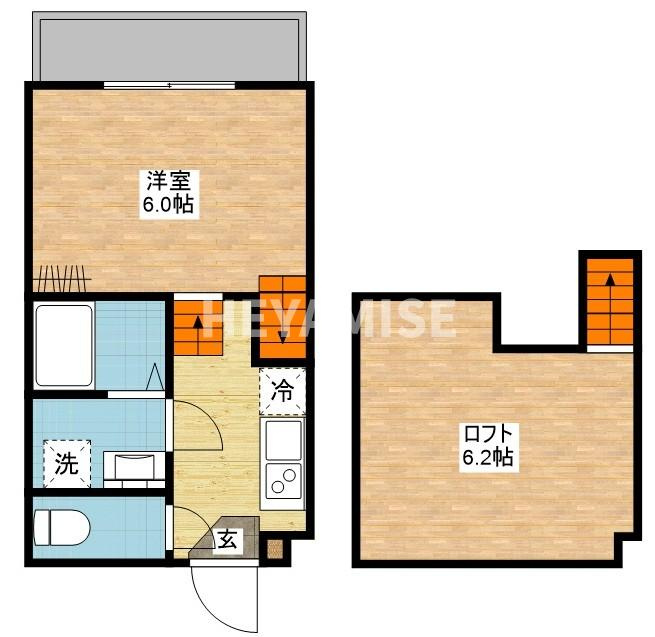 ヴィオラ真崎町の間取り