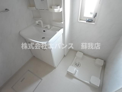 【洗面所】 | エスペランサA | 使いやすい洗面所です