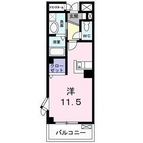 【間取り】 | グリーンヒルズ大澤B