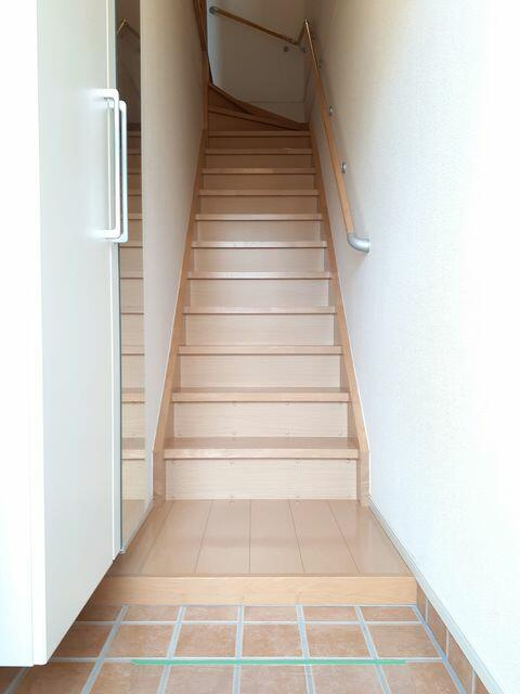 狛江市中和泉１丁目のアパートの玄関