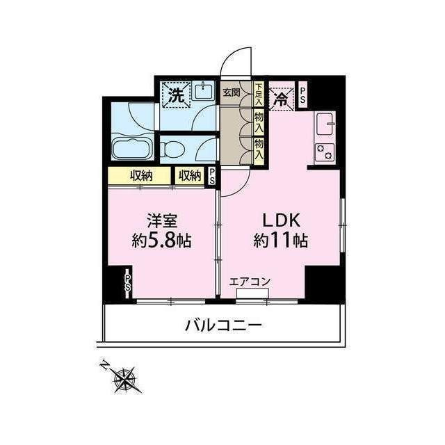 ベェルヴェル稲城の間取り