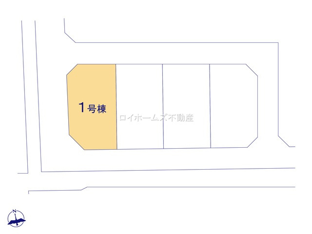 【区画図】 | 稲沢市天池五反田町9-1『仲介料無料』新築戸建て | 1号棟