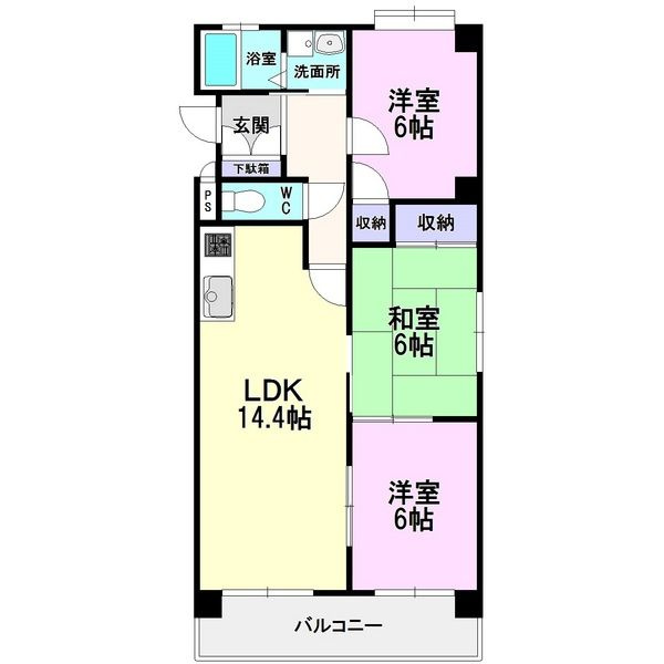 コスモIIの間取り