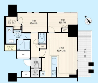 【間取り】 | プラウドタワー渋谷