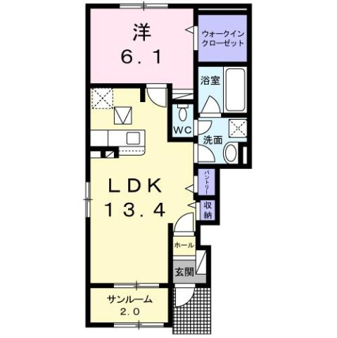 【間取り】 | モデルノカーサ　Ａ