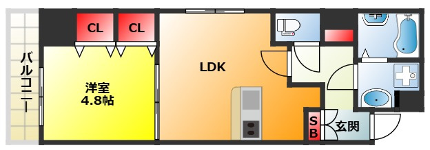 【間取り】 | セントロイヤルクラブ新大阪