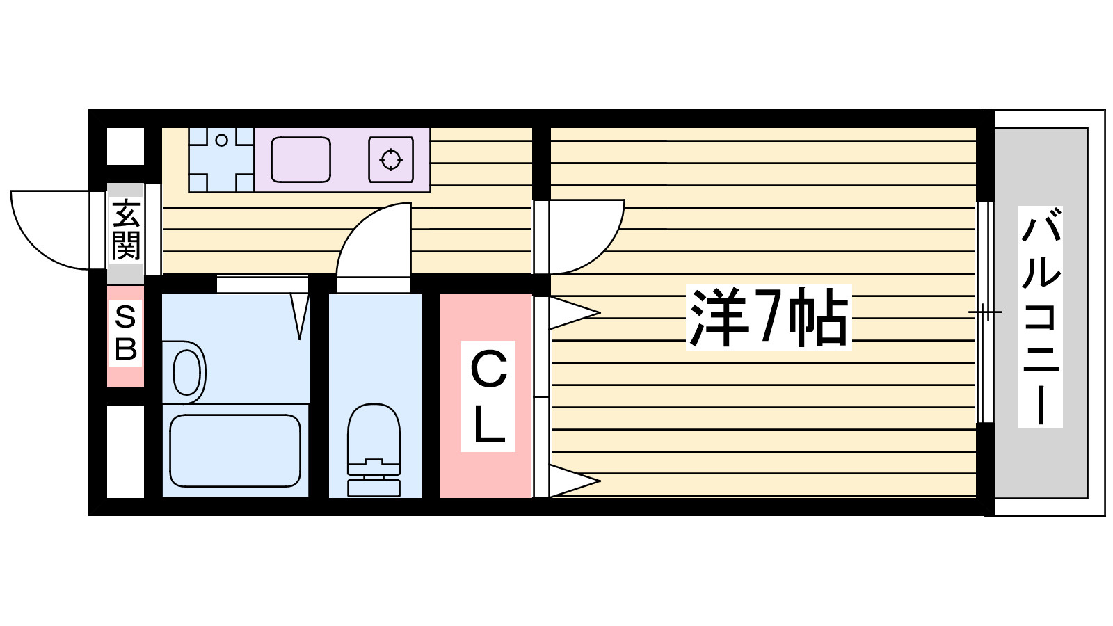 エクセーラUQの間取り