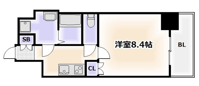 【間取り】 | セオリー難波WEST