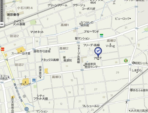 アピアＡ の地図