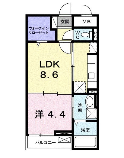 メープルコートの間取り
