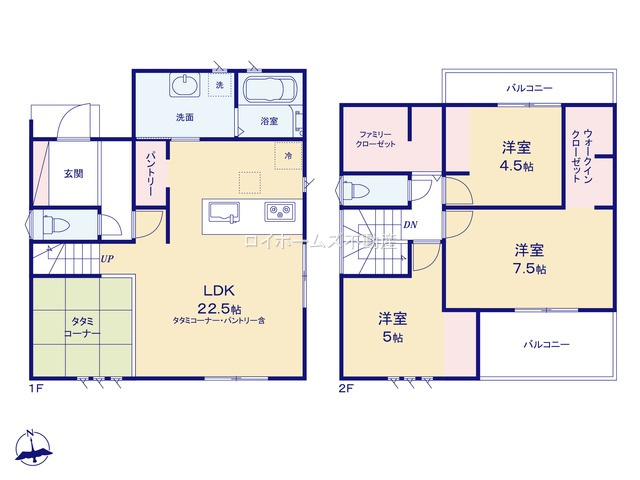 【間取り】 | 稲沢市天池五反田町9-1『仲介料無料』新築戸建て | 3号棟