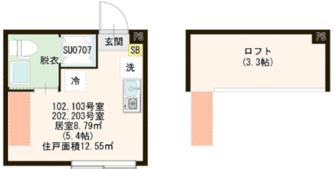 【間取り】 | ハーモニーテラス関町南