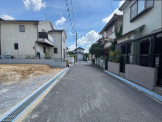 【前面道路含む現地写真】 | 高槻市東城山町　売土地