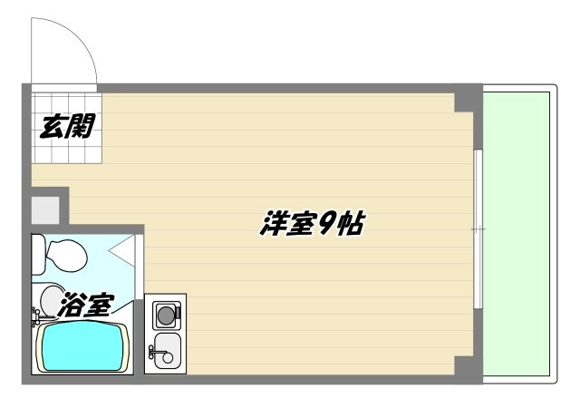 大阪市淀川区木川西１丁目の賃貸マンションの間取り
