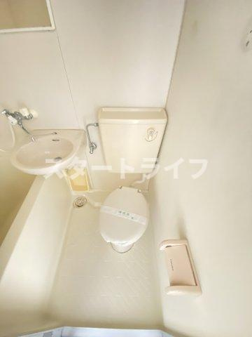 大阪市淀川区木川西１丁目の賃貸マンションのトイレ