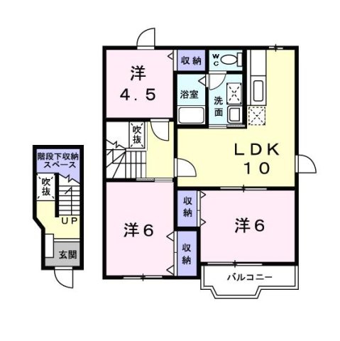 【間取り】 | みやび　Ａ棟