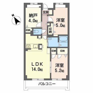 【間取り】 | サンライクテイリス３号館