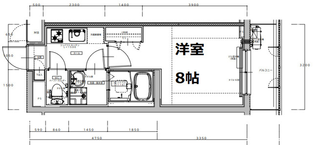 グランカーサ京都駅前の間取り