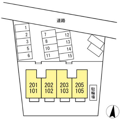 【区画図】 | グリーンハイツ森安