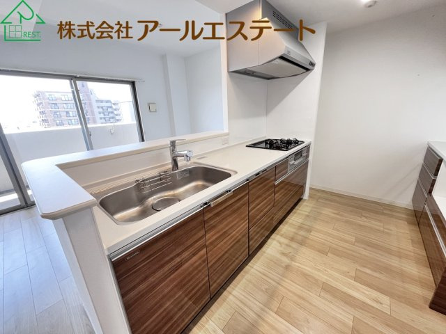 アルファスマート姫路市役所南　　山陽電鉄「手柄駅」徒歩15分のキッチン