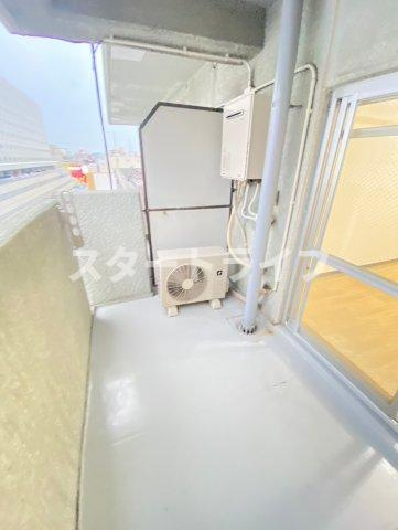 吹田市豊津町の賃貸マンションのバルコニー