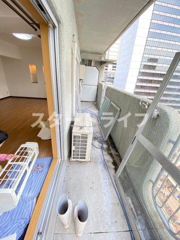 吹田市豊津町の賃貸マンションのバルコニー