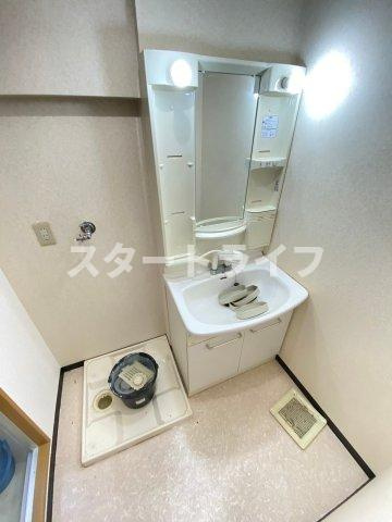 吹田市豊津町の賃貸マンションの洗面所
