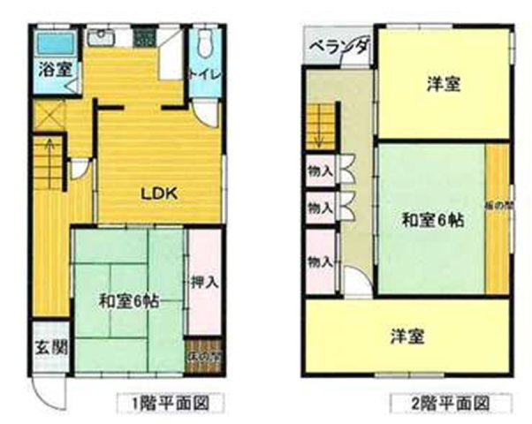 湊川町10丁目の間取り|三面採光！陽のあたる時間が長く、冬でも暖かいです