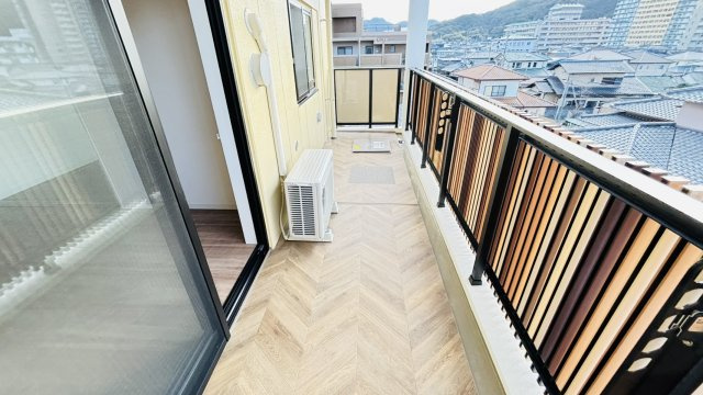 筑紫野市二日市南１丁目の賃貸マンションのバルコニー|別号数タイプ
