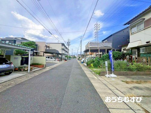 守山区脇田町807の前面道路含む現地写真