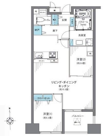 【間取り】 | ベラカーサ秋葉原