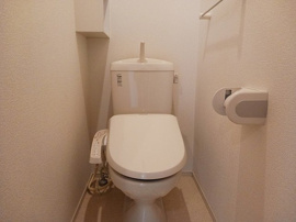 トイレもきれいです