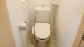 シンプルで使いやすいトイレです
