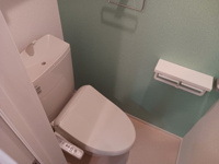ゆったりとした空間のトイレです