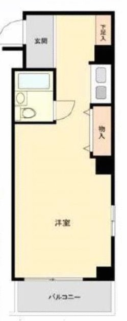 ユーハイツ御徒町の間取り|間取りです。