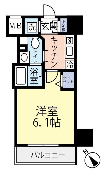グランヴァン横濱反町の間取り