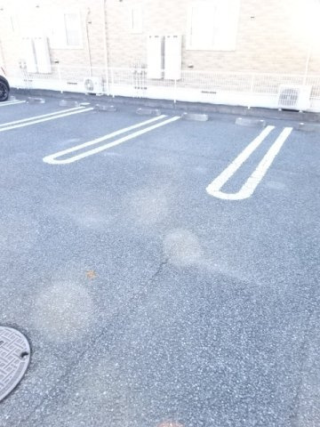 駐車場に車を止められます
