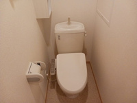 清潔感のあるトイレです
