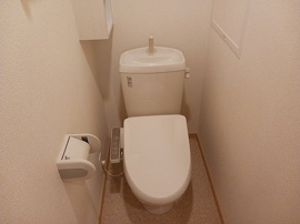 清潔感のあるトイレです