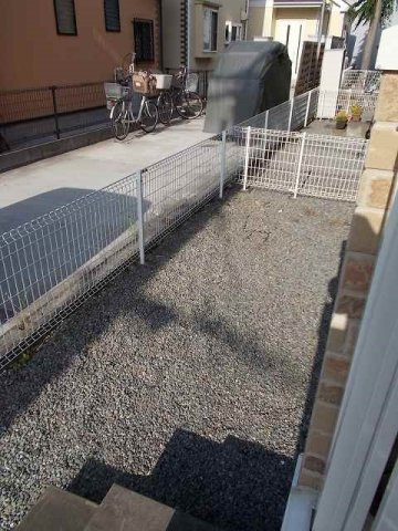 お庭で自由な時間を過ごせます